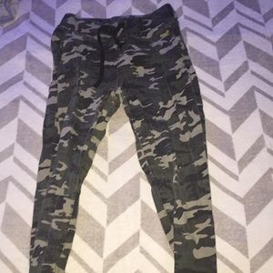 camouflage Jean pants.